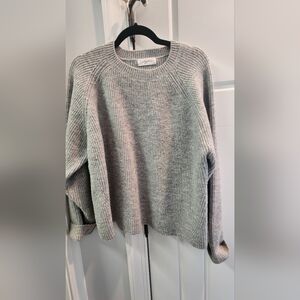 Carly Jean Los Angeles Gray Sweater